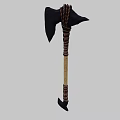 Obsidian Tomahawk Obsidian Weapon Cold Weapon Tomahawk Axe 3d model