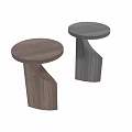 Wooden Side Table With Woven Top And Curved Leg Design For Home Decor