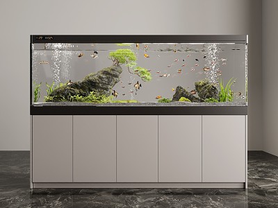 Fish tank aquarium model