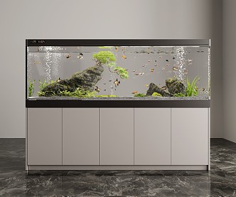 Fish tank aquarium 3d model