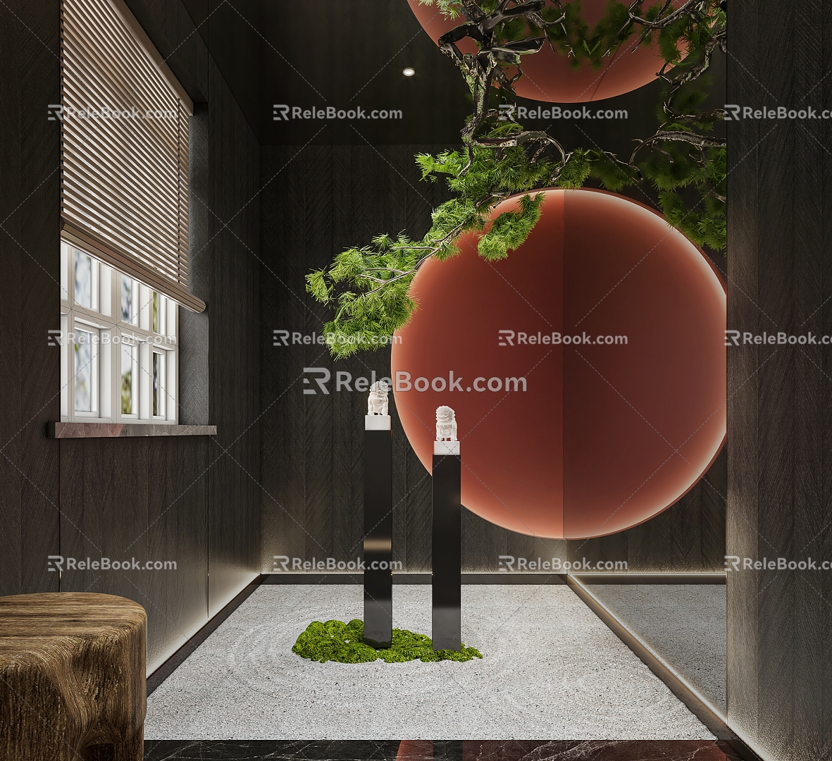 Interior Landscape Landscaping 3d model