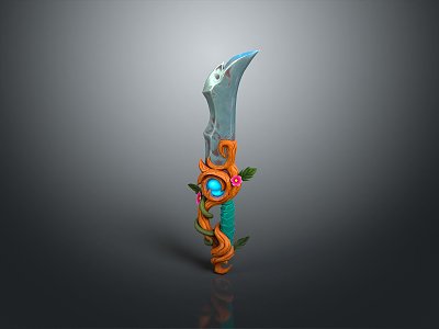 Final Fantasy Big Swords Final Fantasy Weapon Knife Magic Knife Weapon Cold Weapon Realistic 3d model