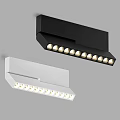 Modern Black and White Downlights Spotlights with Sleek Design and Multiple LED Bulbs