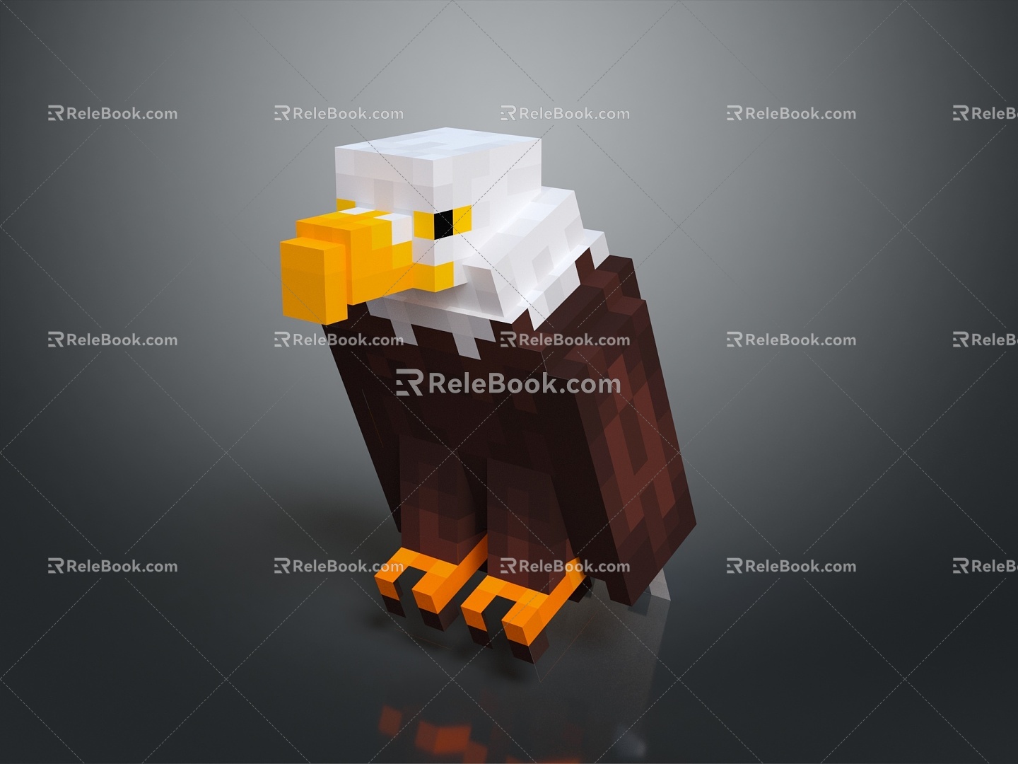 Eagle Large Eagle Owl Raptor Falcon Bird Bird Bird Animal Game Animal 3d model