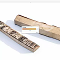 Natural Birch Wood Logs With Bark Texture And Smooth Cut Surfaces