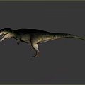 Realistic Tyrannosaurus Rex 3D Model With Open Mouth Sharp Teeth And Green Brown Skin 3d model