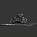 Modern motorcycle two-wheeled motorcycle off-road motorcycle road racing motorcycle 3d model