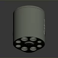 Black Cylindrical Desk Organizer With Multiple Holes And Stable Base For Office Supplies