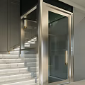 Private Home Elevator Modern Elevator 3d model
