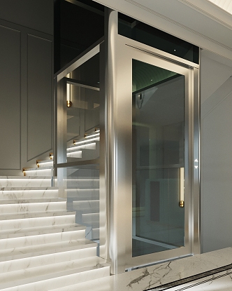 Private Home Elevator Modern Elevator 3d model