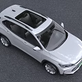Silver Chevrolet SUV Featuring Green License Plate And Front Grille Design