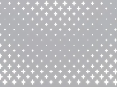 Gray Background With Scattered White Stars And Small Dots Pattern 3d model