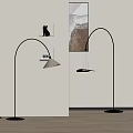 Floor lamp combination 3d model
