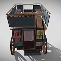 Vintage Old Fashioned Horse Drawn Carriage Job Jones' Matches Apothecary Display Signage
