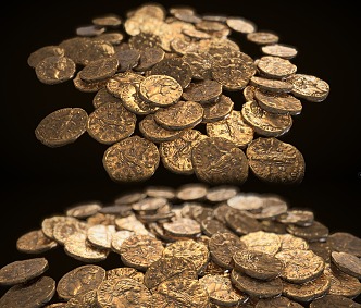 Modern Roman Coins Gold Coins Ancient Gold Coins Roman Gold Coins Gold Coins Gold Coins Money Gold Coins 3d model