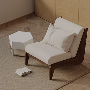 modern leisure chair 3d model
