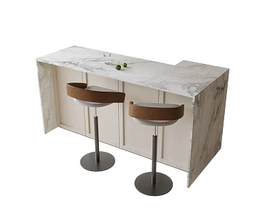 Modern Bar Chair 3d model