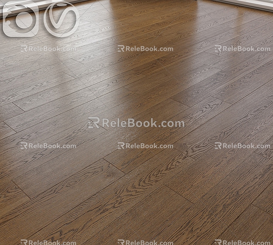 Modern Wood Flooring 3d model