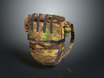 Camping backpack travel bag travel backpack camping bag mountaineering bag hiking backpack travel bag 3d model