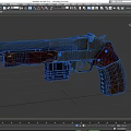 Retro Gun Pistol Shotgun Low Face Number Low Model Simple Model Game Sub-era Film and Television Level Super Realistic High Precision 3d model