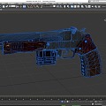 Retro Gun Pistol Shotgun Shotgun Shotgun Shotgun Low Face Number Low Model Simple Model Game Sub-era Film and Television Level Super Realistic High Precision 3d model