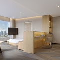 Hotel Rooms Modern Rooms 3d model