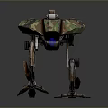 Mech Warrior Mech Soldier Machine Battlearm Mechanical Battlearm Machine Fighter Robot 3d model