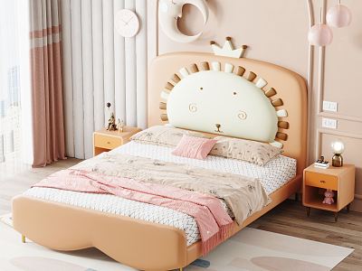 Modern Children's Bed 3d model