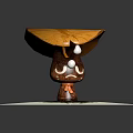 Modern game character cartoon cat animation cat 3d model