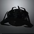 3D Model of Cosmic Spacecraft with Extended Supports and Circular Structural Design for Aerospace Exploration