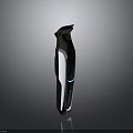 Sleek Modern Personal Care Electric Trimmer With Blue Accents And Handheld Design