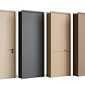 Modern Hinged Doors In Various Colors With Wooden Finish For Interior Design