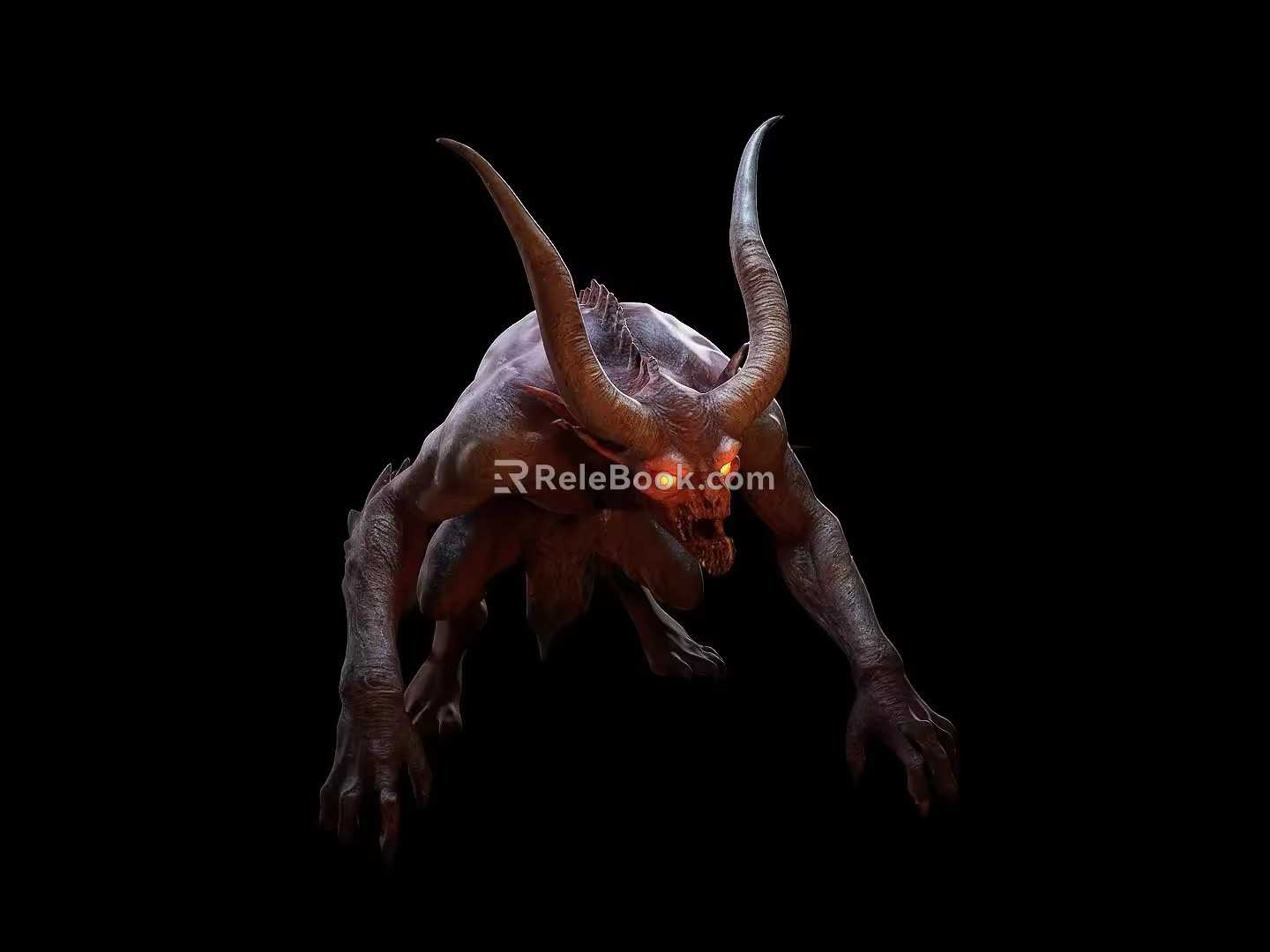 Monster Game Monster Game Character Hell Messenger Horror Monster Csuru 3d model