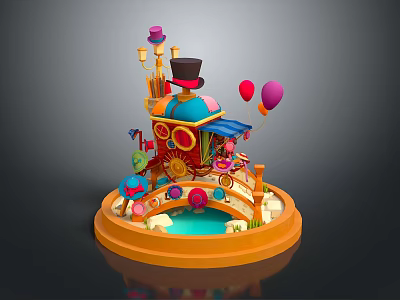 European Carriage Luxury Carriage Transportation 3d model