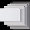 modern office roller shutter floor-to-ceiling window roller shutter roller shutter curtain 3d model