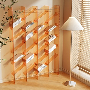 Acrylic Storage Rack 3d model