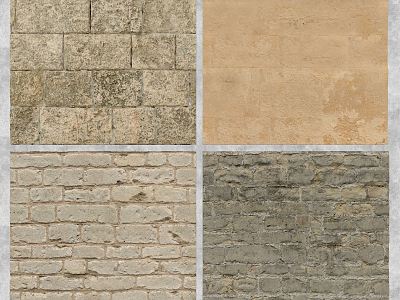 Modern background wall Culture stone background wall model