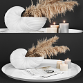 Modern ornaments combination decorations combination 3d model