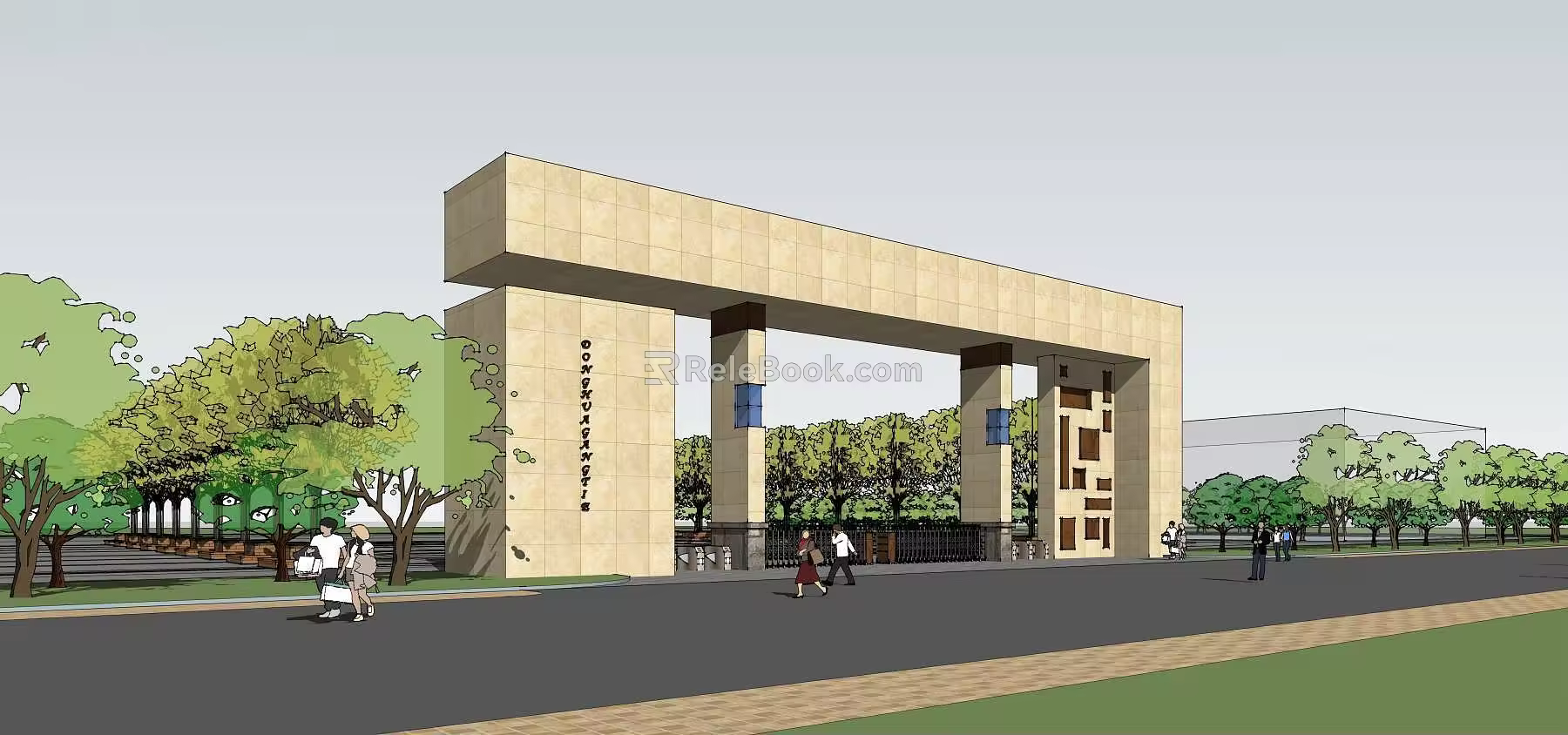 Gate 3d model