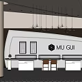 Modern Open Jewelry Store Interior Featuring White Marble Counters Chandeliers And Floor To Ceiling Windows