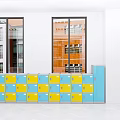 modern classroom 3d model