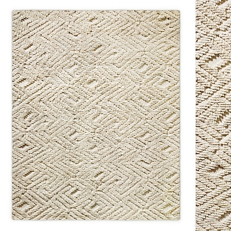 Fabric Carpet Minimalist Carpet 3d model