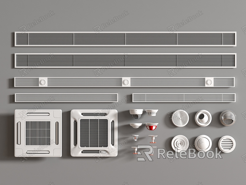 Air conditioning air outlet round air outlet aluminum gusset tube model