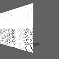 Abstract Geometric Pattern Design With White Triangles And Dots On Gray Background
