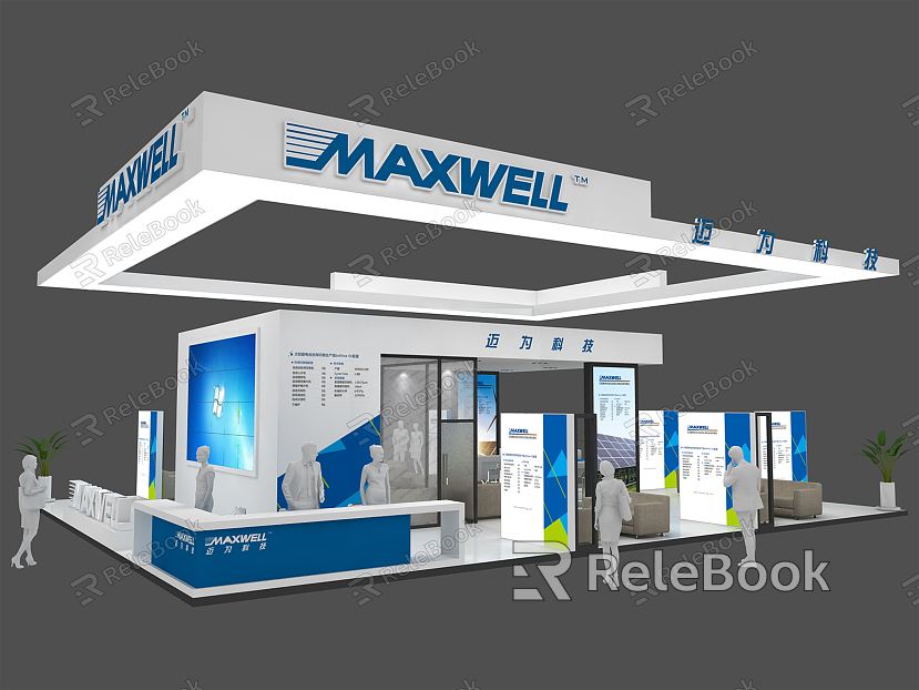 Modern Exhibition Booth Exhibition Exposition model