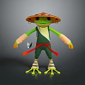 Frog Poison Frog Game Frog Reptile Cold Blooded Animal Reptile 3d model