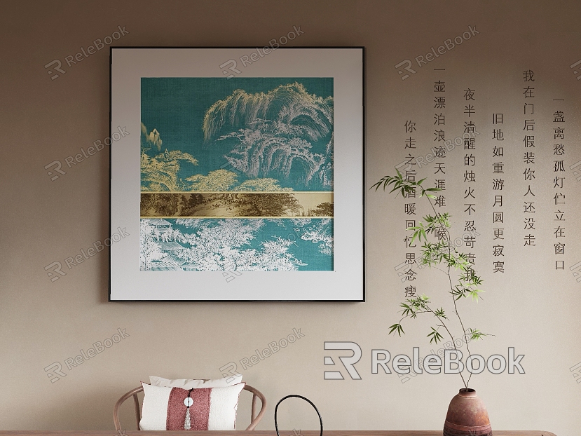 New Chinese Decorative Painting model