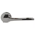 Sleek Chrome Plated Door Handle With Modern Metallic Design And Smooth Grip