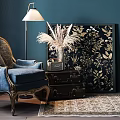 Square Rugs With Traditional Ornate Patterns In Beige And Dark Tones For Living Room