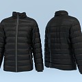 Down jacket 3d model